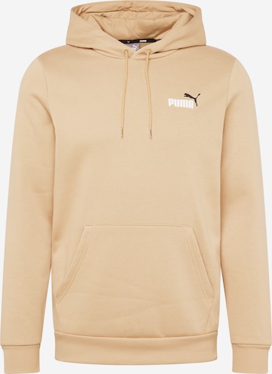 PUMA Sport sweatshirt 'ESS+' i ljusbrun / svart / vit, Produktvy