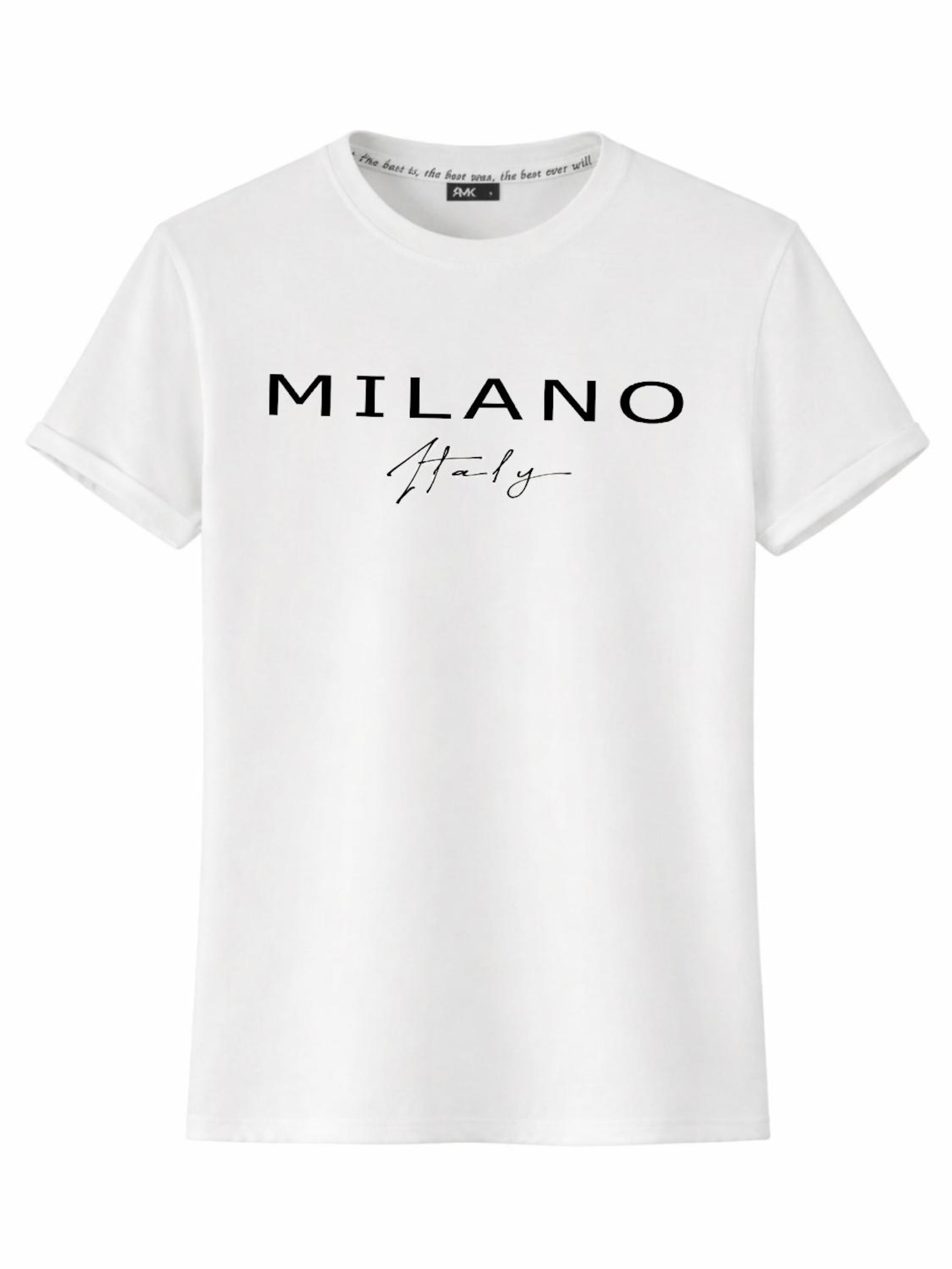 RMK Shirt 'Milano Italia' in White, Item view