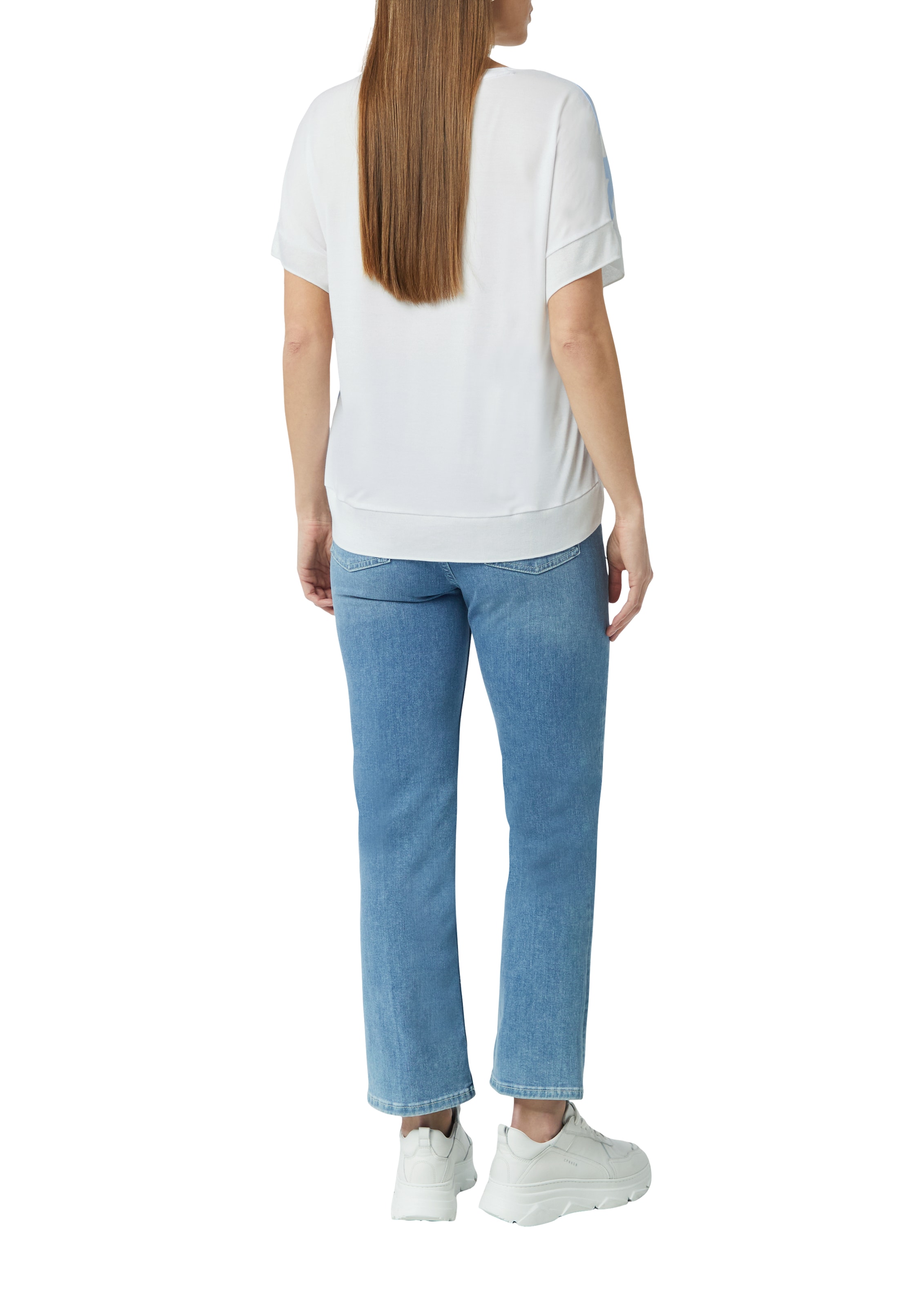 comma casual identity T-Shirt in Blau: Rückseite