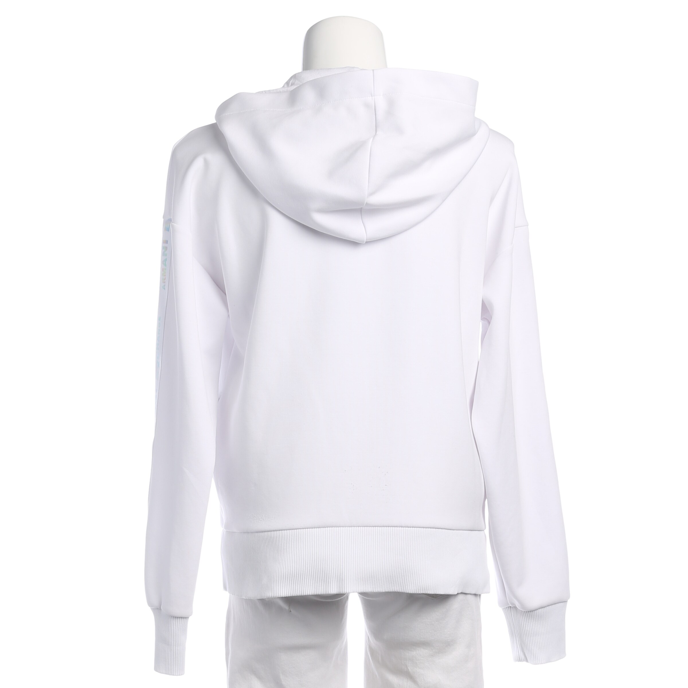 ARMANI EXCHANGE Sweatshirt / Sweatjacke M in Weiß