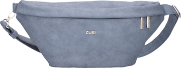 ZWEI Belt bag in Blue: front