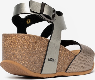 Sandalo con cinturino 'Ibiza' di Bayton in oro