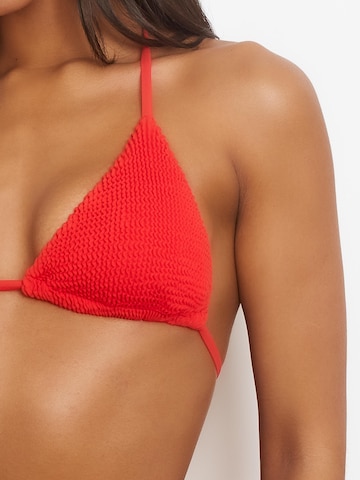 Moda Minx Triangel Bikinitop in Rood