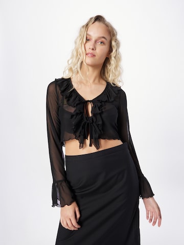 Monki - Blusa en negro: frente