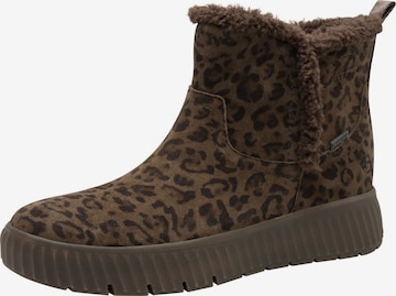 Tamaris Ankle Boots in Brown: front