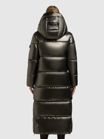 khujo Winter Coat 'Rubina2 Shiny' in Brown