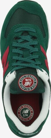 Sneaker bassa '574' di new balance in verde