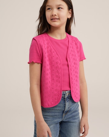 WE Fashion Vest in Pink: front