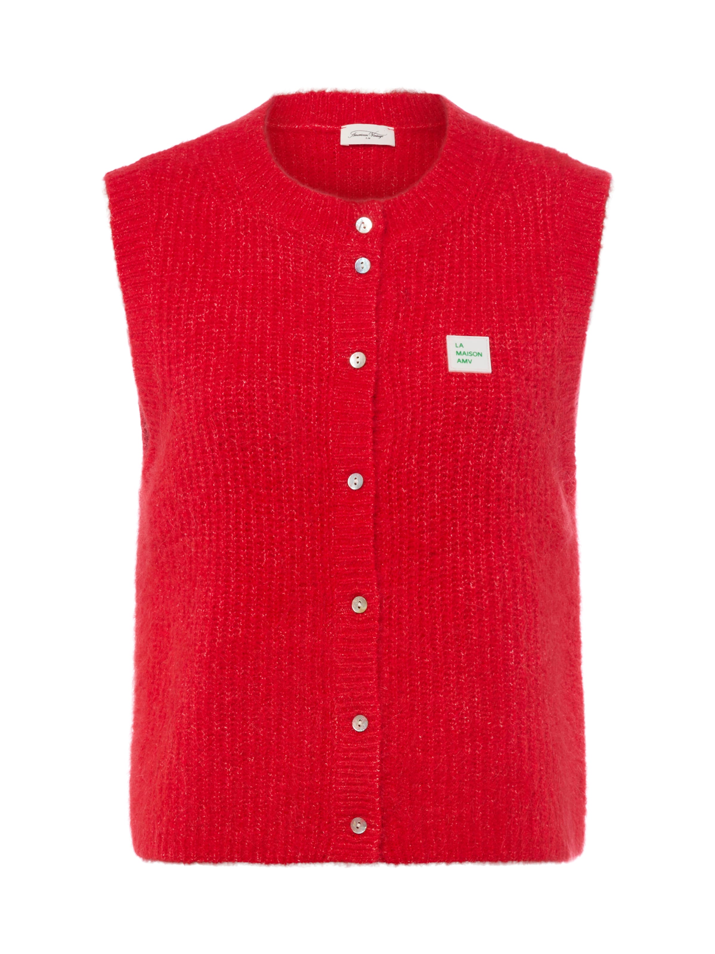 Cardigan ' East ' AMERICAN VINTAGE en rouge : devant