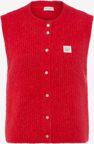 Cardigan ' East ' AMERICAN VINTAGE en rouge : devant