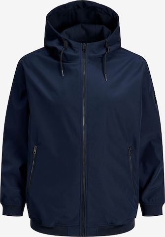 Jack & Jones Plus Jacke in Blau: Vorderseite