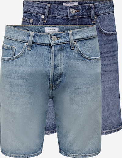 Only & Sons Traperice 'ONSEDGE' u mornarsko plava / plavi traper, Pregled proizvoda