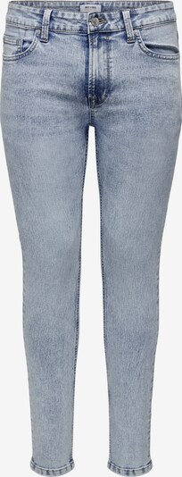 Only & Sons Jeans 'WARP' in de kleur Blauw denim, Productweergave