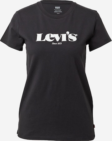 LEVI'S ® T-Shirt 'The Perfect' in Schwarz: Vorderseite