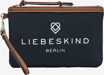 Liebeskind Berlin Make up tas in Blauw: voorkant