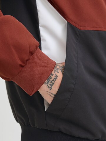 raudona JACK & JONES Demisezoninė striukė 'JJERush'