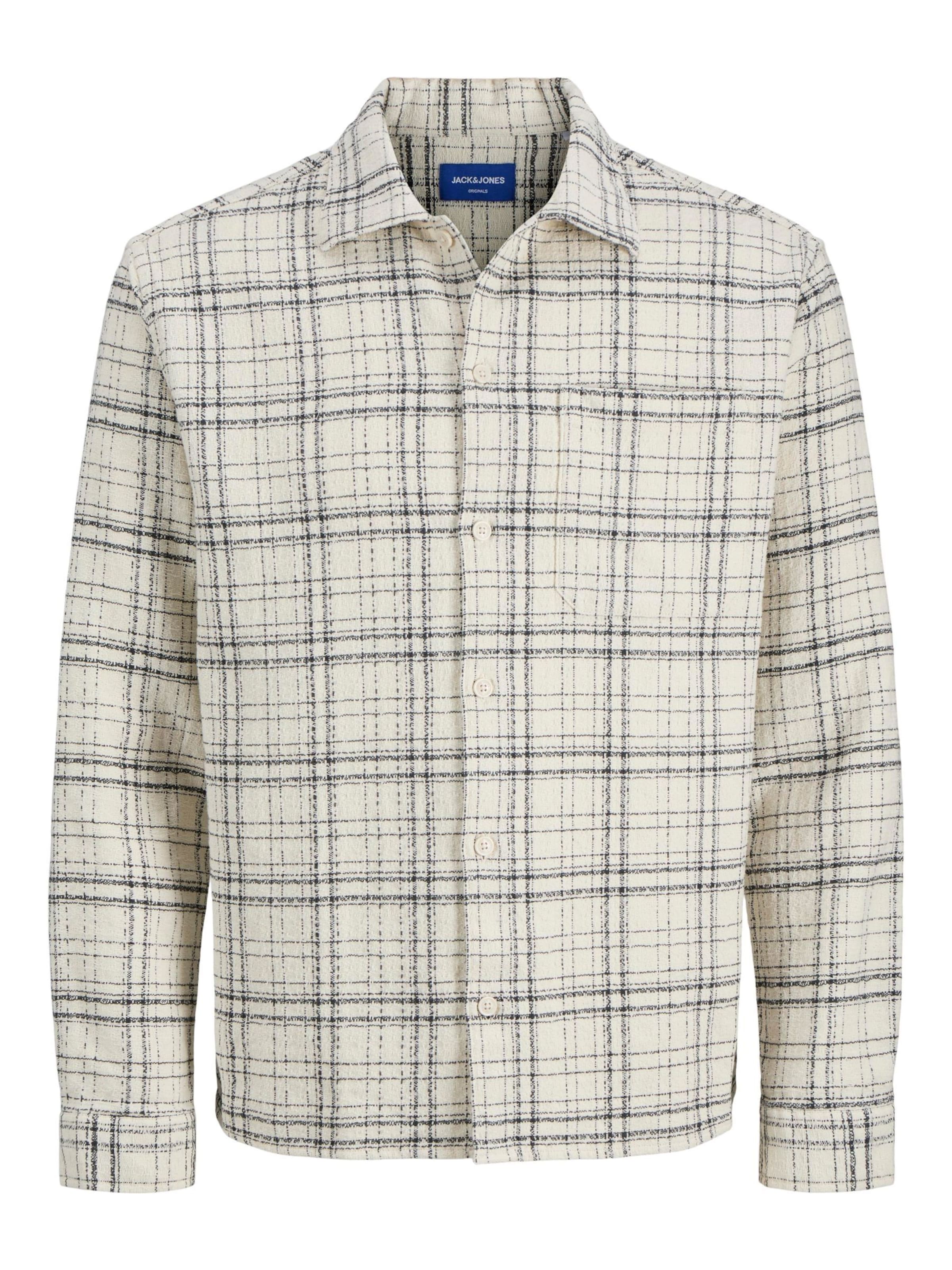 Coupe regular Chemise JACK & JONES en blanc : devant