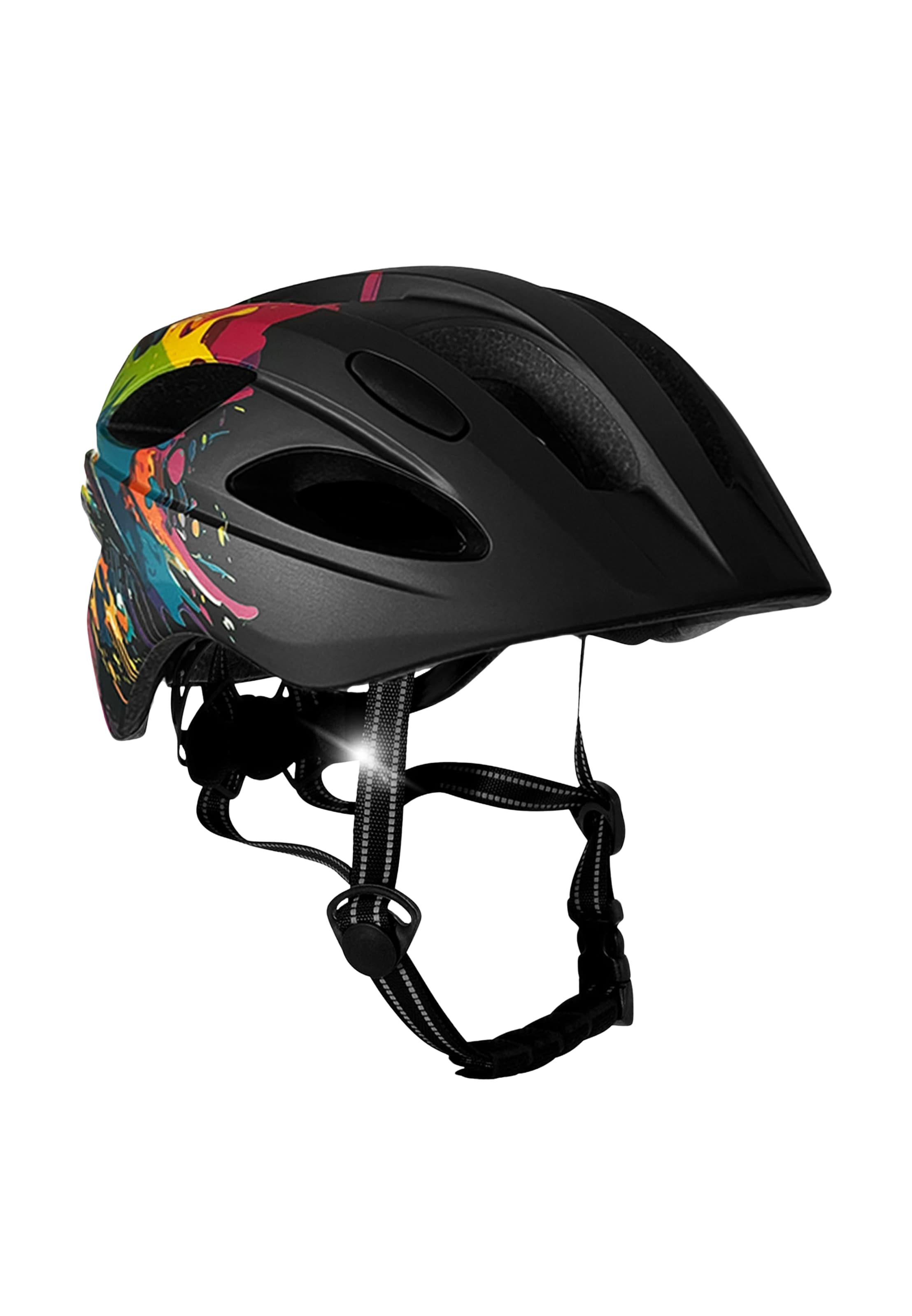Crazy Safety Fahrradhelm in Schwarz