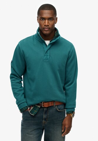 Superdry Sweatshirt 'Classic' in Groen: voorkant