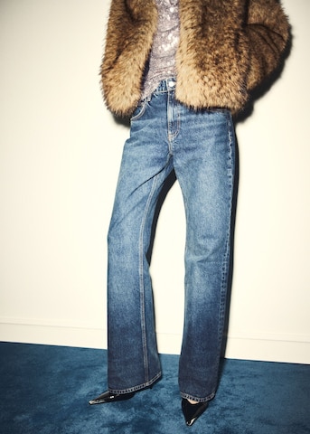 MANGO Boot cut Jeans 'Selena' in Blue: front