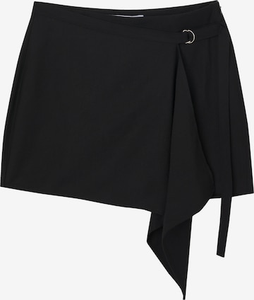 Pull&Bear Rok in Zwart: voorkant