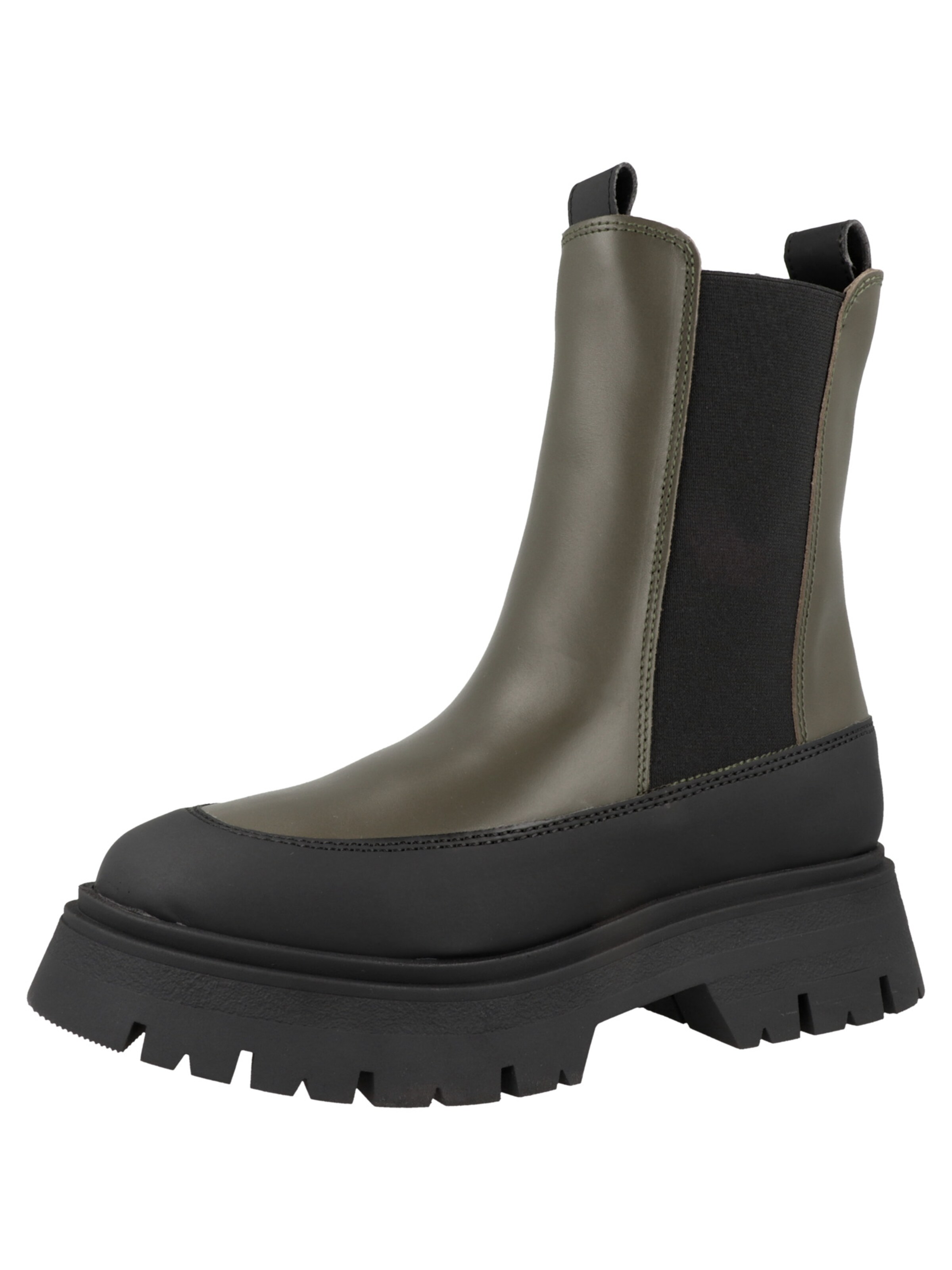 Tamaris Chelsea Boots in Grün: Vorderseite