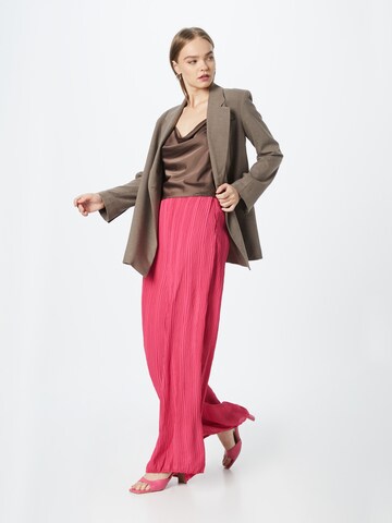 Wide leg Pantaloni de la Nasty Gal pe roz