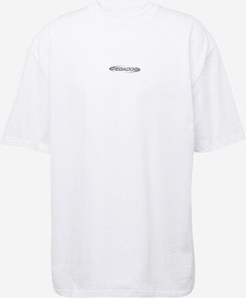 Pegador - Camiseta 'FURBER' en blanco: frente