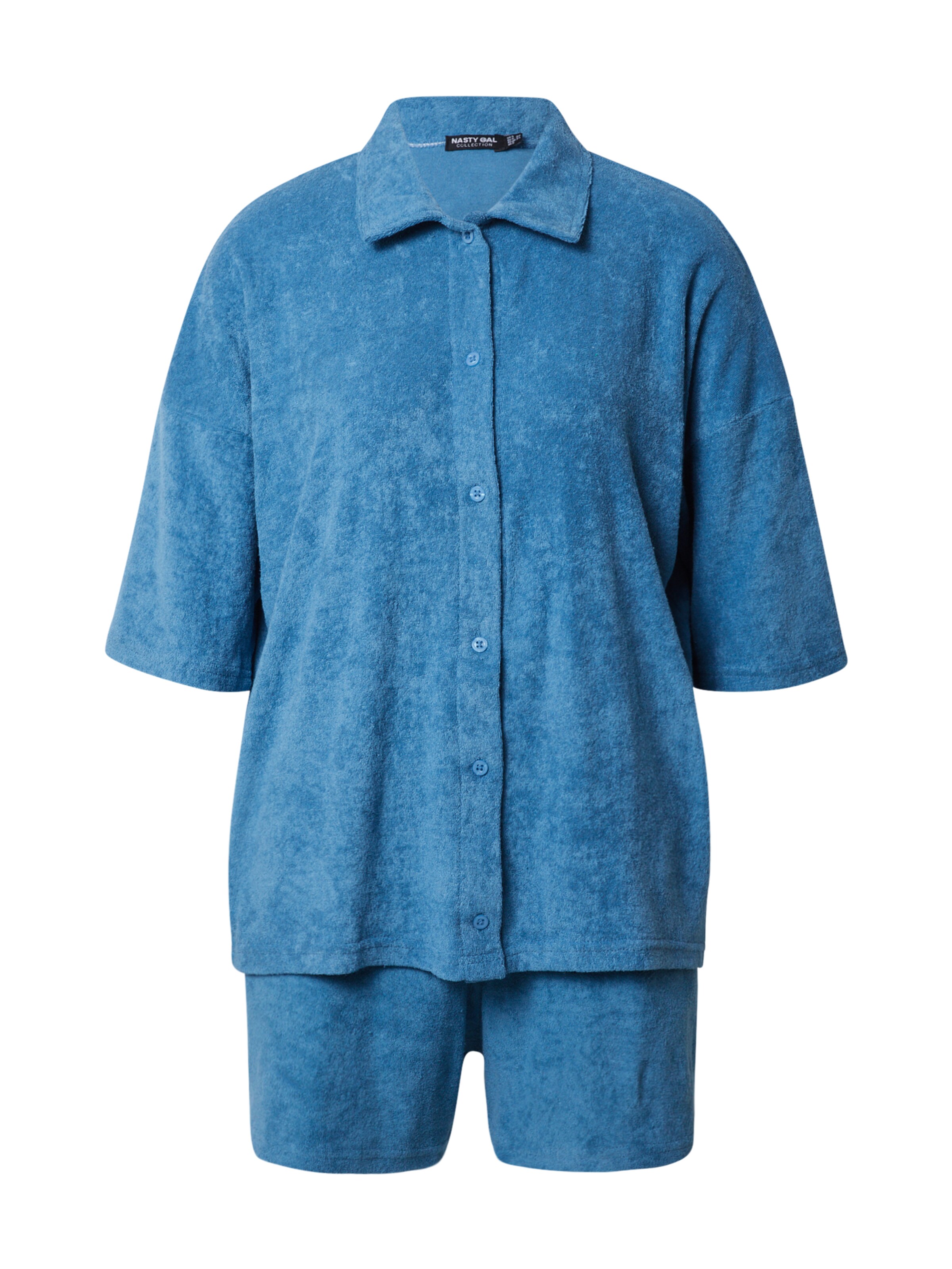 Nasty Gal - Traje para estar en casa en azul: frente