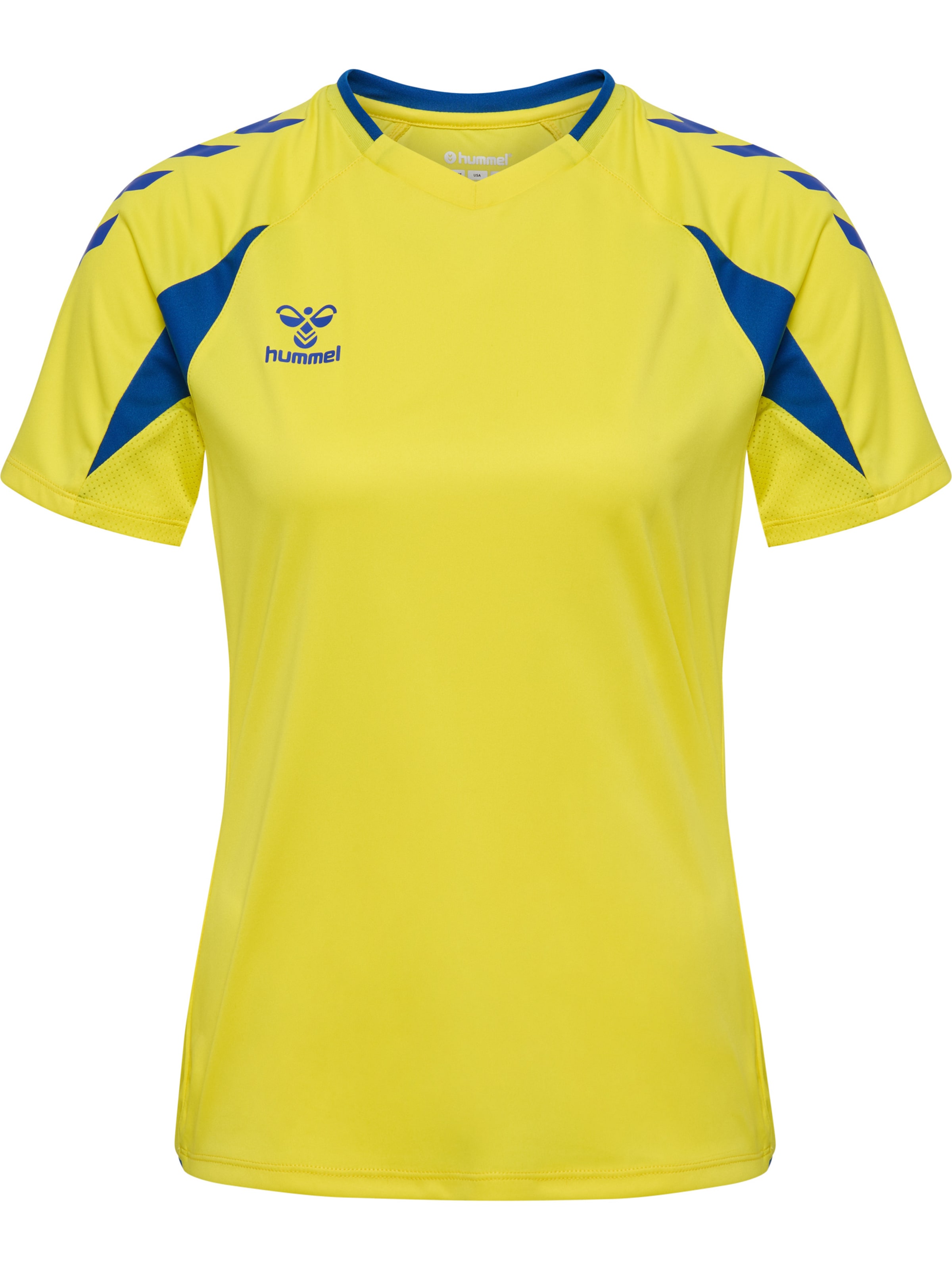 Hummel Functioneel shirt 'Core 2.0' in Geel: voorkant