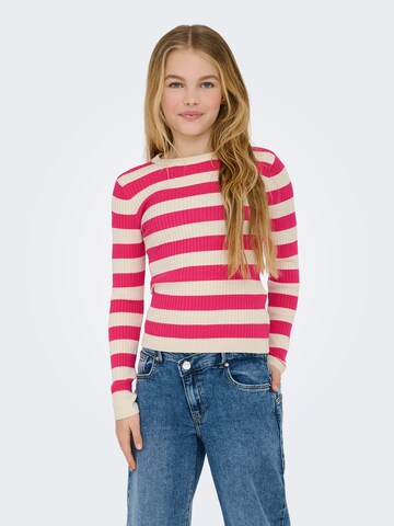 Pullover 'KOGKAROL' di ONLY GIRLS in beige: frontale