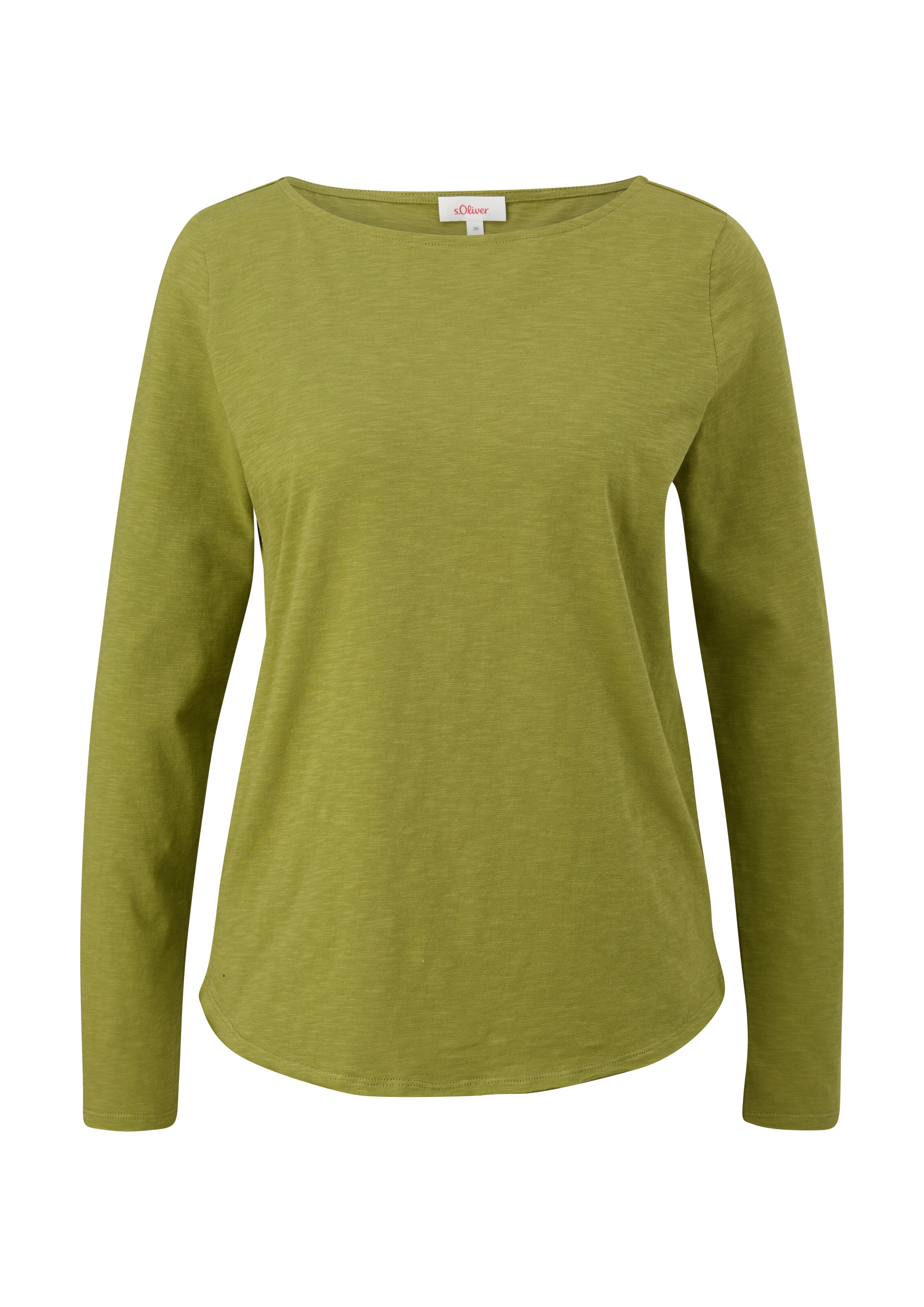 s.Oliver Shirt in Groen: voorkant