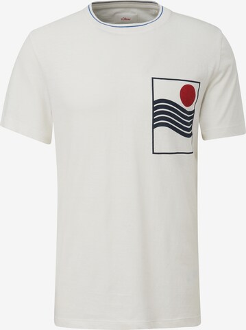 s.Oliver Shirt in White: front