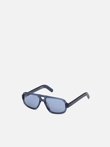 ADIDAS ORIGINALS Zonnebril 'Adidas Originals OR0134 Shiny blue 55/16/145 MAN Sunglasses' in Blauw