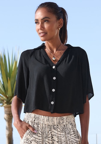 BUFFALO Blouse in Black: front