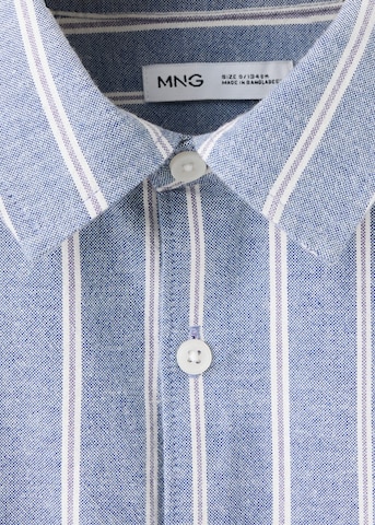 MANGO KIDS Regular fit Button up shirt 'BRISTOL' in Blue
