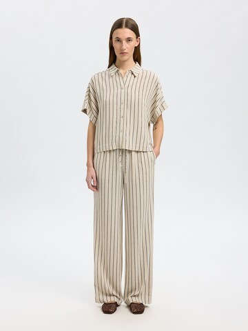 SELECTED FEMME Bluse 'SLFViva' i beige