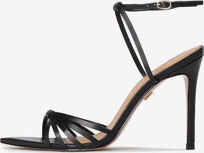 Basutės su dirželiais iš Kazar, spalva – juoda, Prekių apžvalga