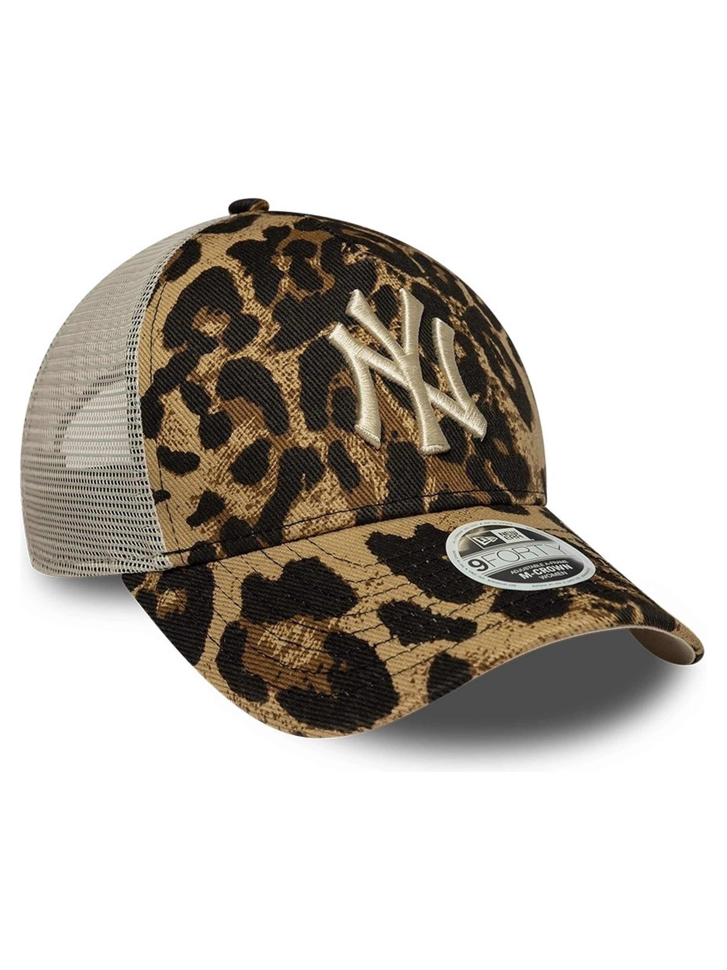 NEW ERA - Gorra 'Gorra new era marron yankees wmns leopard 940mc af trucker cap' en marrón