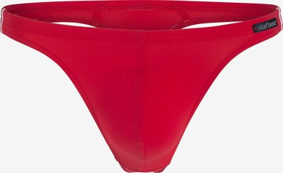 Olaf Benz Zwembroek in de kleur Grijs / Rood / Zwart, Productweergave