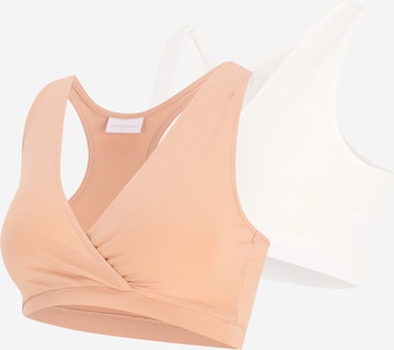 Soutien-gorge MAMALICIOUS en beige : devant