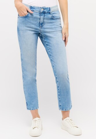 Angels Slimfit Jeans 'Cici' in Blauw: voorkant