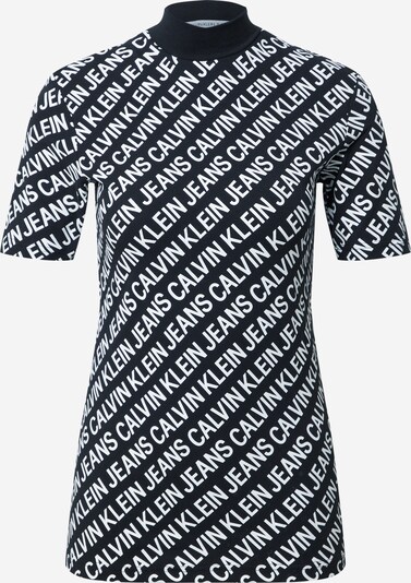 fekete / fehér Calvin Klein Jeans Póló, Termék nézet