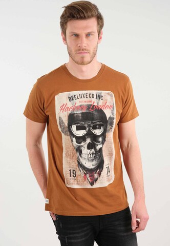 T-Shirt 'Clem' Deeluxe en marron