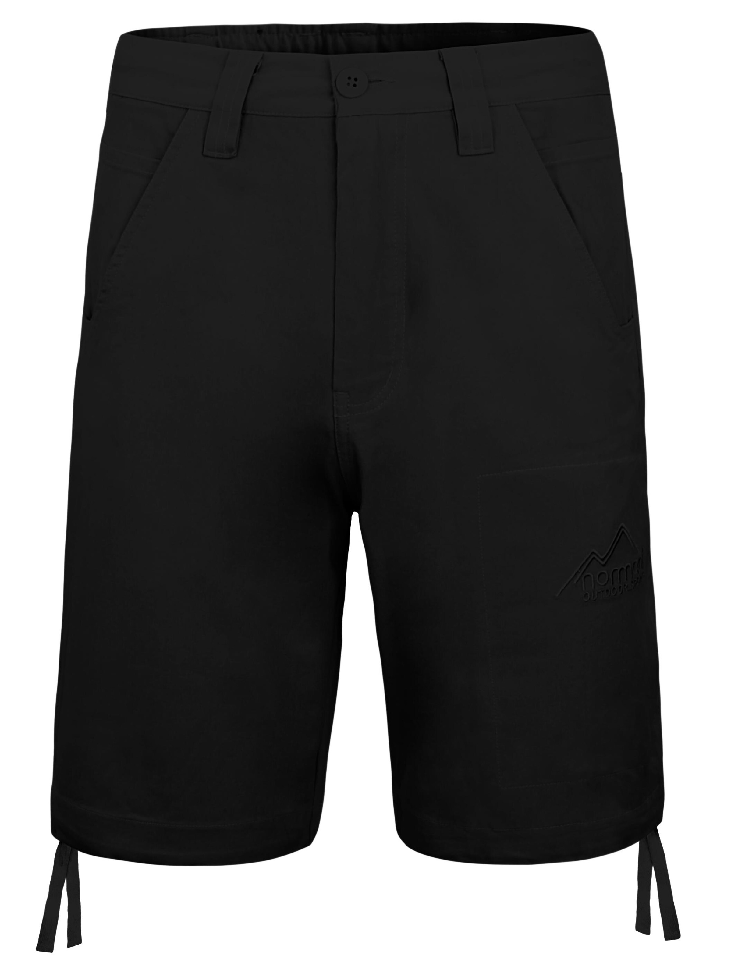 normani Outdoorbroek 'Gobi' in Zwart: voorkant