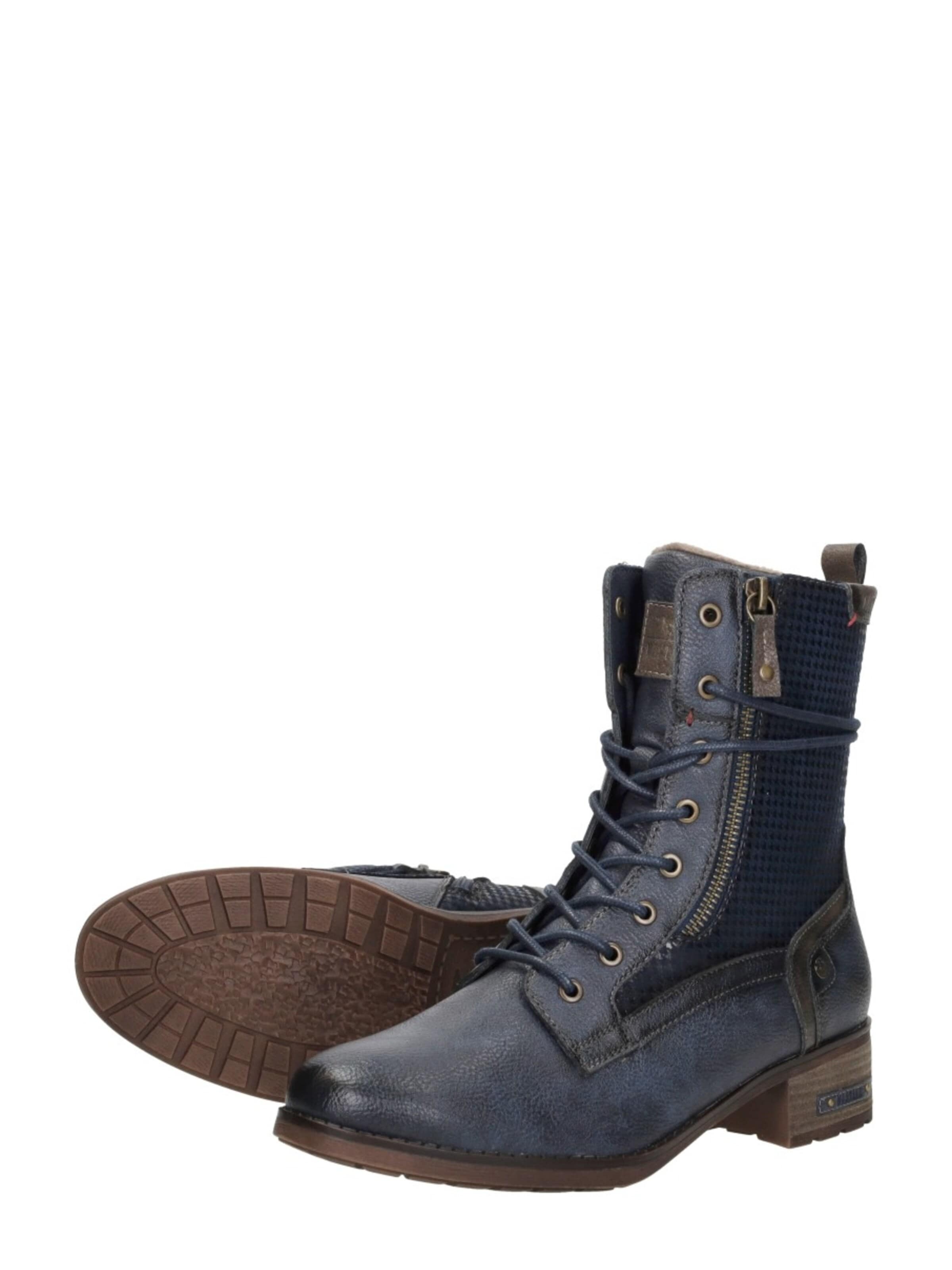 Stivaletto stringato di MUSTANG in blu