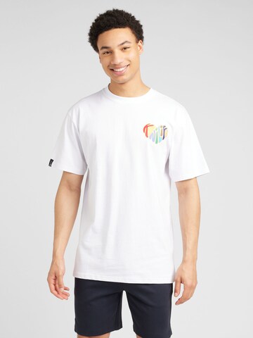 Karl Kani Shirt in White: front