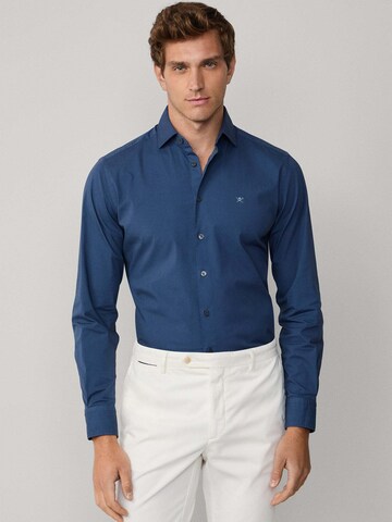 Coupe regular Chemise 'ESS' Hackett London en bleu : devant