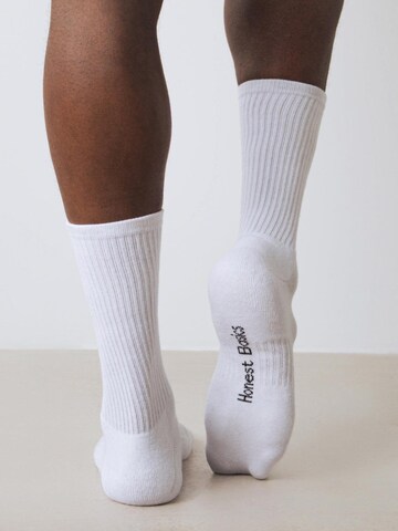 Calzino sportivo 'Tennis Socks 3-Pack' di Honest Basics in bianco