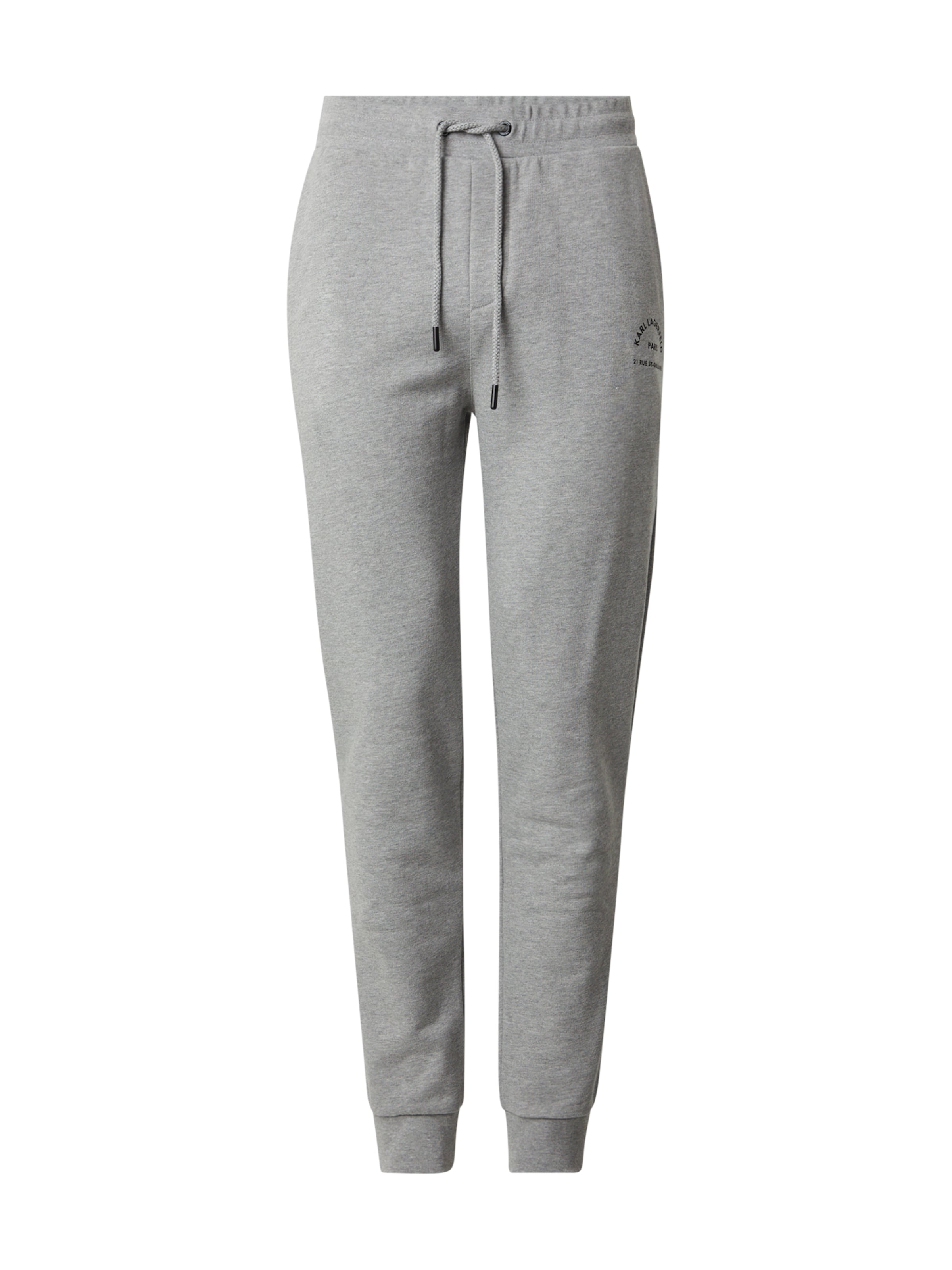 Karl Lagerfeld regular Παντελόνι σε γκρι: μπροστά